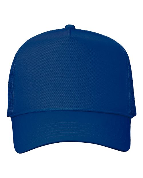 Valucap 8804H Five-Panel Trucker Cap #color_Royal Blue