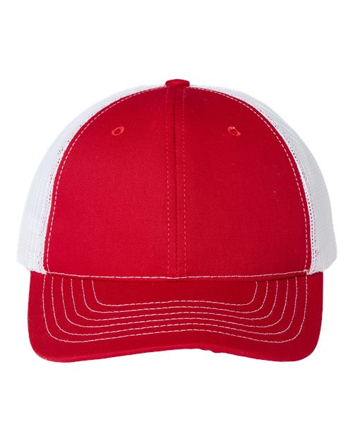 Classic Caps USA100 USA-Made Trucker Cap #color_Red/ White
