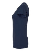 Gildan G640L Ladies' Softstyle 4.5 oz Fitted T-Shirt #color_NAVY