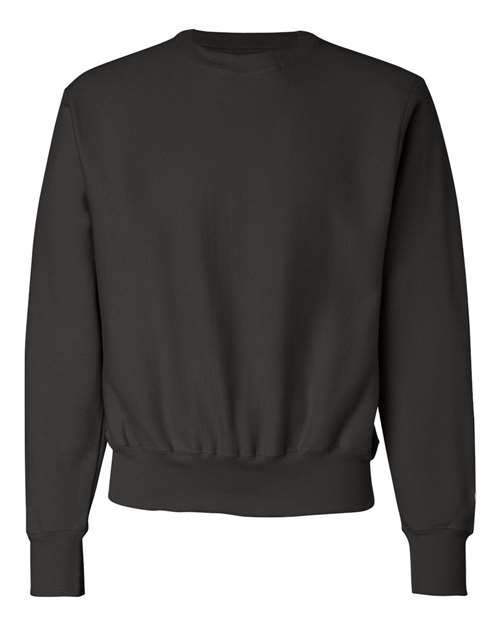 Champion S1049 Adult Reverse Weave Crew #color_BLACK
