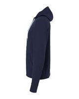 Independent Trading Co. AFX90UNZ Lightweight Full-Zip Hooded Sweatshirt #color_Classic Navy