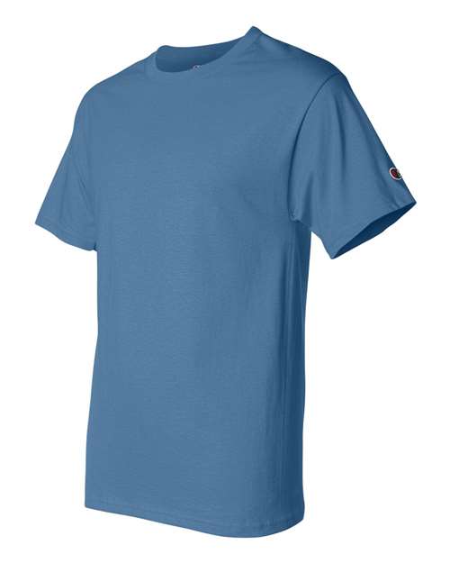 Champion T525C Adult 6 oz. Short-Sleeve T-Shirt #color_LIGHT BLUE