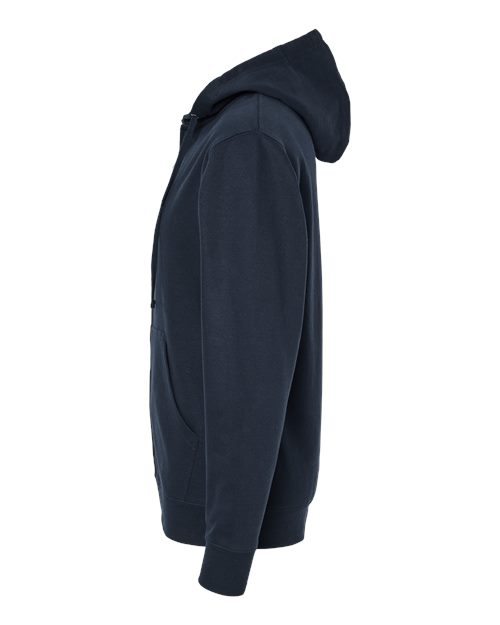 Independent Trading Co. SS4500Z Midweight Full-Zip Hooded Sweatshirt #color_Navy
