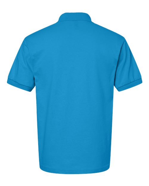 Gildan G880 Adult 50/50 Jersey Polo #color_SAPPHIRE