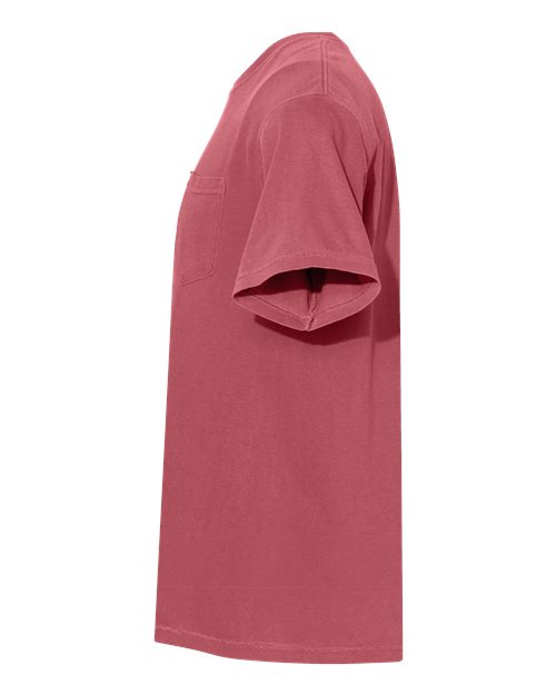 Comfort Colors 6030CC Adult Heavyweight Pocket T-Shirt #color_CRIMSON