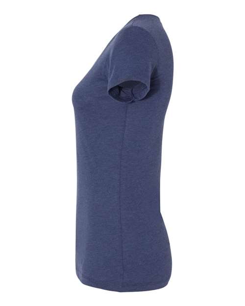 Bella + Canvas B8413 Ladies' Triblend Short-Sleeve T-Shirt #color_NAVY TRIBLEND