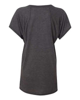 Bella + Canvas B8801 Ladies' Flowy Raglan T-Shirt #color_DRK GREY HEATHER