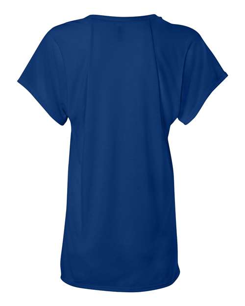 Bella + Canvas B8801 Ladies' Flowy Raglan T-Shirt #color_TRUE ROYAL