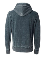 J America JA8916 Adult Vintage Zen Full-Zip Fleece Hooded Sweatshirt #color_VINTAGE NAVY