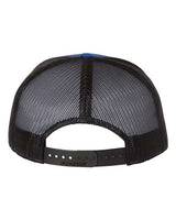 Richardson 168 Seven-Panel Trucker Cap #color_Royal/ Black