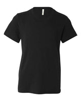 Bella + Canvas 3001Y Youth Jersey T-Shirt #color_BLACK