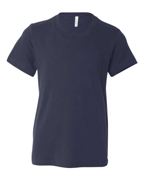 Bella + Canvas 3001Y Youth Jersey T-Shirt #color_NAVY