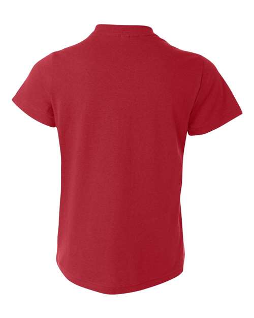 Bella + Canvas 3001Y Youth Jersey T-Shirt #color_RED
