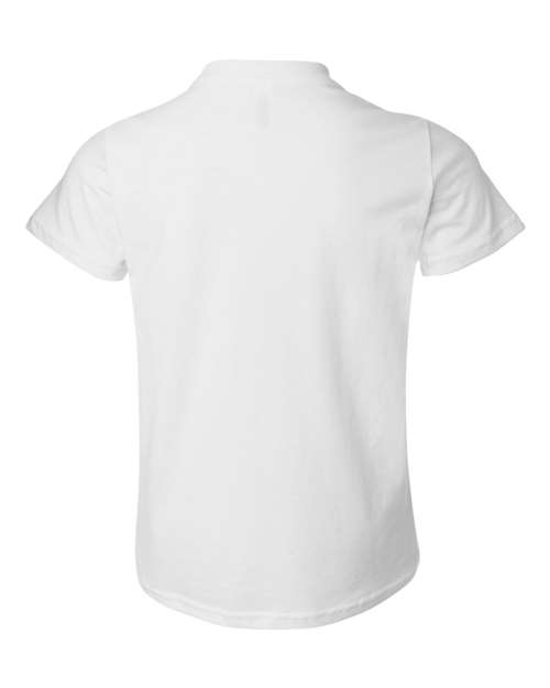 Bella + Canvas 3001Y Youth Jersey T-Shirt #color_WHITE