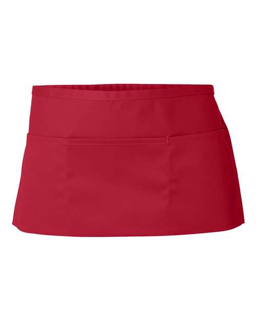 Liberty Bags 5501 Ashley W3 Cotton Twill Waist Apron #color_RED