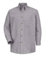 Red Kap SP90 Poplin Dress Shirt #color_Silver Grey