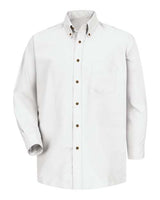 Red Kap SP90 Poplin Dress Shirt #color_White