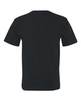 Bayside BA5070 Adult Short-Sleeve T-Shirt with Pocket #color_BLACK