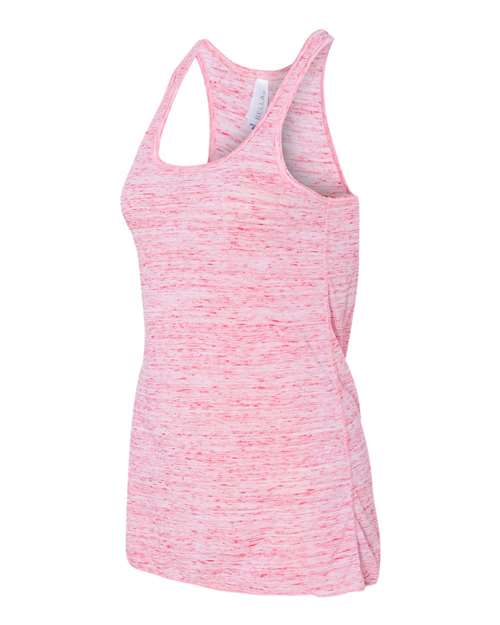 Bella + Canvas B8800 Ladies' Flowy Racerback Tank #color_RED MARBLE