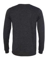 Bella + Canvas 3501 Unisex Jersey Long-Sleeve T-Shirt #color_CHRCL BLCK TRBLN