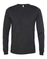 Bella + Canvas 3501 Unisex Jersey Long-Sleeve T-Shirt #color_CHRCL BLCK TRBLN