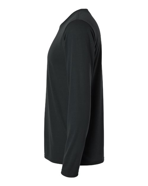 Gildan G424 Adult Performance Adult 5 oz. Long-Sleeve T-Shirt #color_BLACK