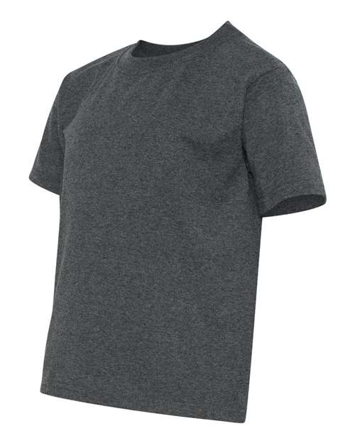Jerzees 29B Youth DRI-POWER ACTIVE T-Shirt #color_BLACK HEATHER