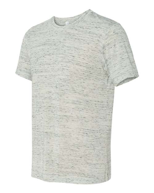 Bella + Canvas 3650 Unisex Poly-Cotton Short-Sleeve T-Shirt #color_WHITE MARBLE