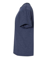 Hanes 5170 Unisex 50/50 T-Shirt #color_HEATHER NAVY