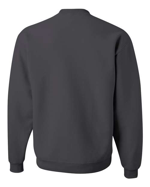 Jerzees 562 Adult NuBlend FleeceCrew #color_CHARCOAL GREY