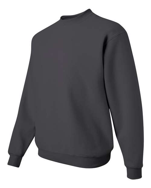 Jerzees 562 Adult NuBlend FleeceCrew #color_CHARCOAL GREY