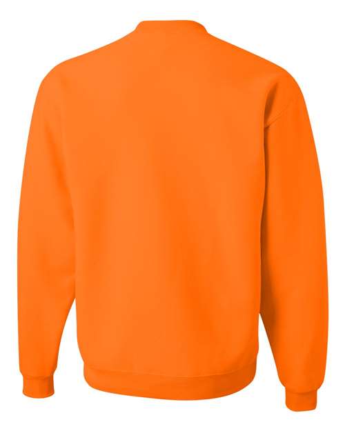 Jerzees 562 Adult NuBlend FleeceCrew #color_SAFETY ORANGE
