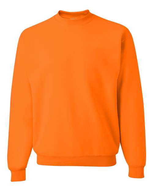 Jerzees 562 Adult NuBlend FleeceCrew #color_SAFETY ORANGE