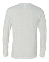 Bella + Canvas 3425 Unisex Jersey Long-Sleeve V-Neck T-Shirt #color_WHT FLECK TRIBLD