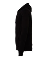 Bella + Canvas 3719 Unisex Sponge Fleece Pullover Hooded Sweatshirt #color_BLACK