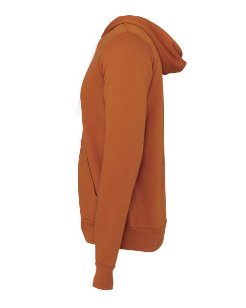 Bella + Canvas 3739 Unisex Poly-Cotton Fleece Full-Zip Hooded Sweatshirt #color_AUTUMN