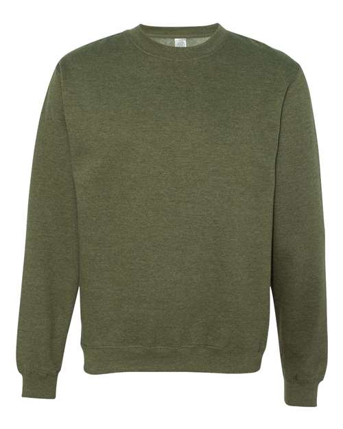 Independent Trading Co. SS3000 Midweight Crewneck Sweatshirt #color_Army Heather