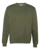 Independent Trading Co. SS3000 Midweight Crewneck Sweatshirt #color_Army Heather