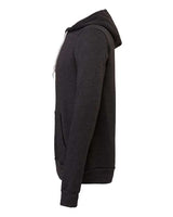 Bella + Canvas 3719 Unisex Sponge Fleece Pullover Hooded Sweatshirt #color_DK GRAY HEATHER