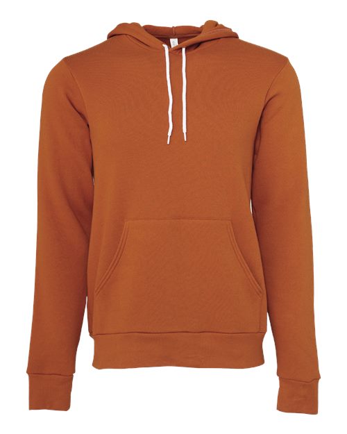 Bella + Canvas 3719 Unisex Sponge Fleece Pullover Hooded Sweatshirt #color_AUTUMN