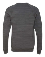 Bella + Canvas 3901 Unisex Sponge Fleece Crewneck Sweatshirt #color_DK GRY MRBLE FLC
