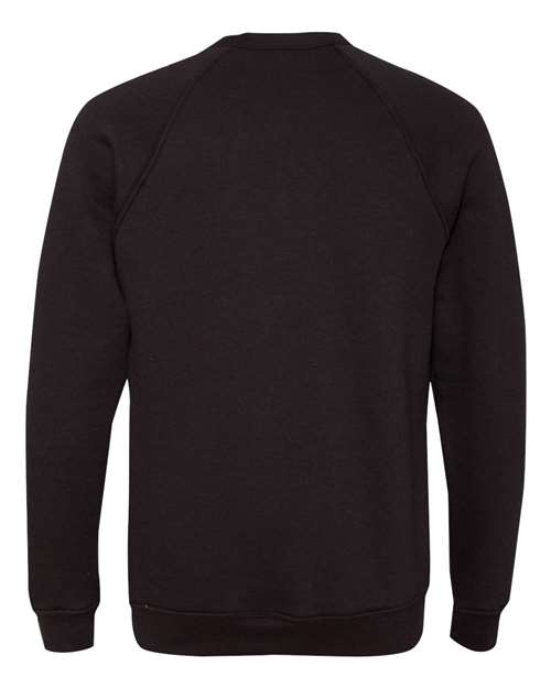 Bella + Canvas 3901 Unisex Sponge Fleece Crewneck Sweatshirt #color_BLACK