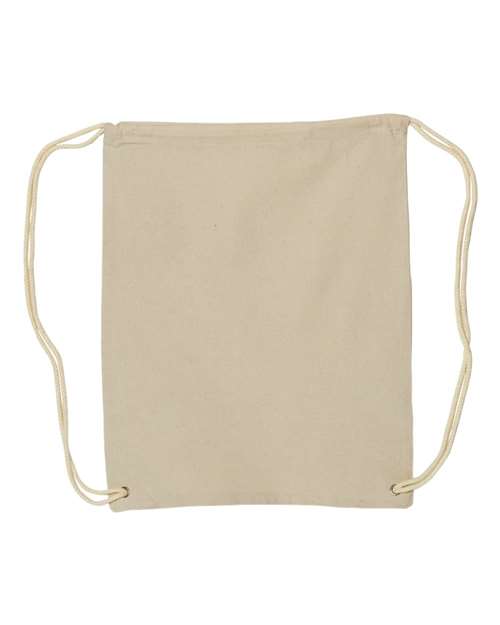 Liberty Bags 8875 Cotton Drawstring Backpack #color_NATURAL