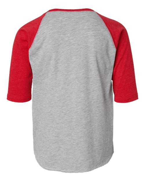 LAT 6130 Youth Baseball T-Shirt #color_VN HTHR/ VN RED
