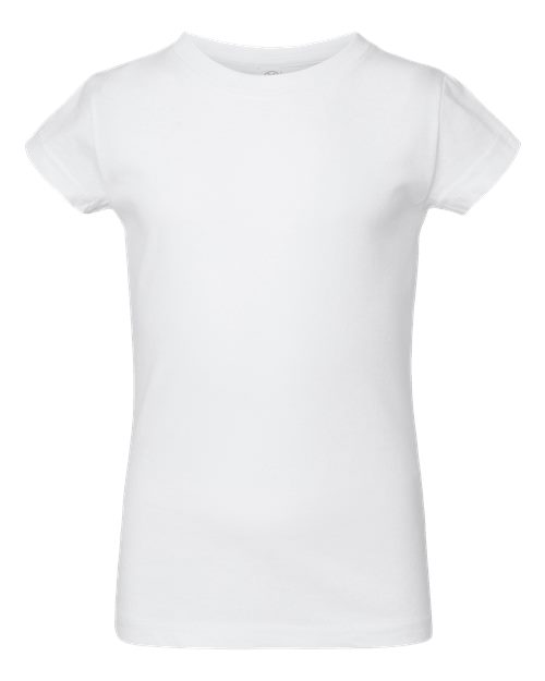 Rabbit Skins 3316 Toddler Girls' Fine Jersey T-Shirt #color_WHITE
