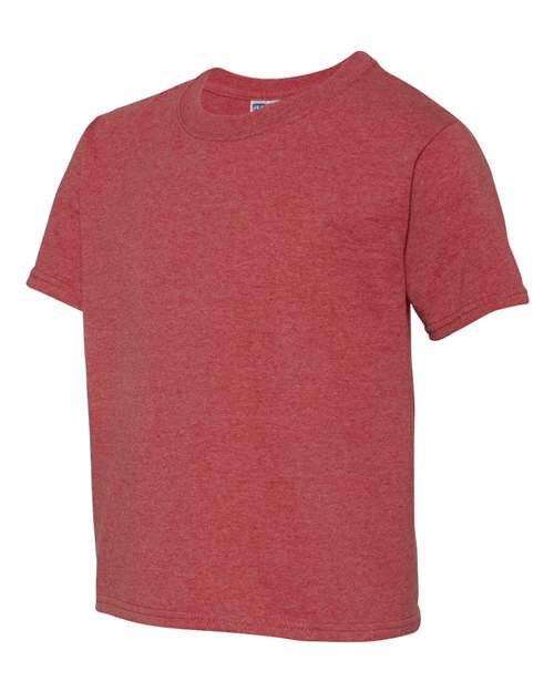 Jerzees 29B Youth DRI-POWER ACTIVE T-Shirt #color_VINTAGE HTH RED