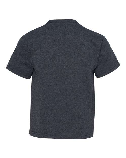 Jerzees 29B Youth DRI-POWER ACTIVE T-Shirt #color_VINTAGE HTH NAVY