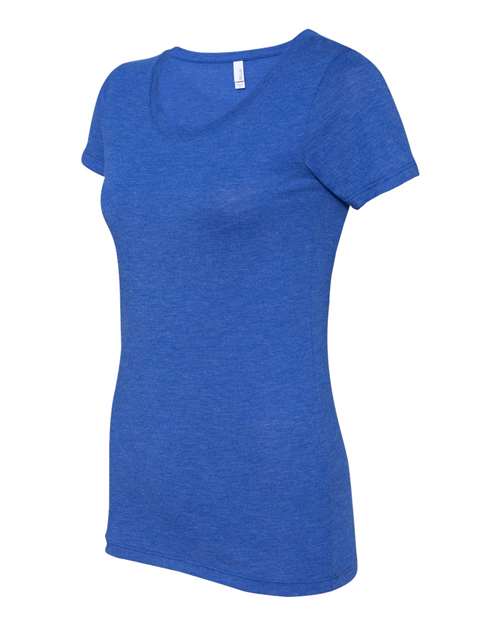 Bella + Canvas B8413 Ladies' Triblend Short-Sleeve T-Shirt #color_TRUE ROYAL TRBLN