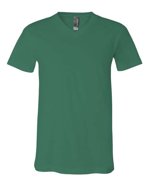 Bella + Canvas 3005 Unisex Jersey Short-Sleeve V-Neck T-Shirt #color_KELLY