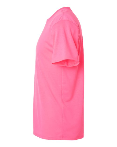 Gildan G420 Adult Performance Adult 5 oz. T-Shirt #color_SAFETY PINK